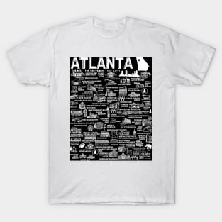 Atlanta Map T-Shirt